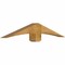 Ekena Millwork Bellingham Rough Sawn Timber Gable Bracket, Western Red Cedar, 60"W x 10"H x 6"D x 6"F, 4/12 Pitch GBW060X10X0606BEL00RWR - alternate 2